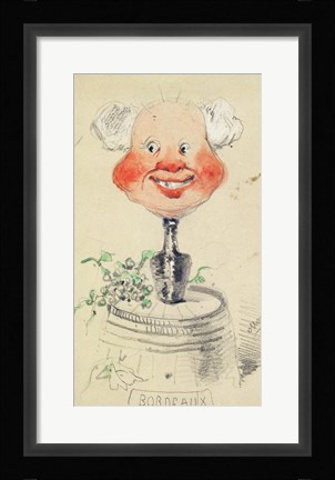 Framed Wine from Bordeaux, 1857 Print