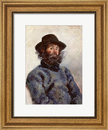 Framed Poly, Fisherman at Belle-Ile, 1886 Print