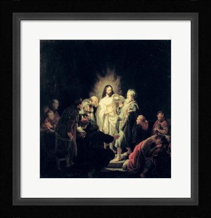 Framed Incredulity of St. Thomas Print