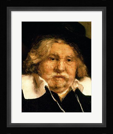 Framed Detail of a Portrait of an old man, 1667 Print