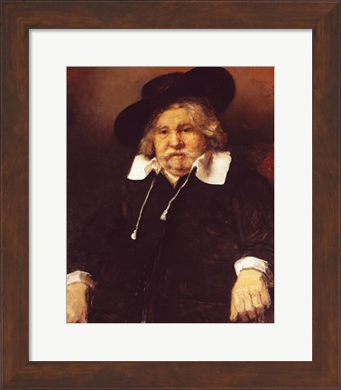 Framed Portrait of an old man, 1667 Print