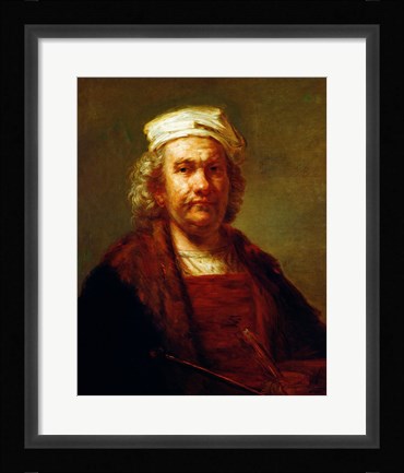 Framed Self Portrait, c.1660 Print