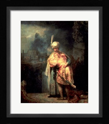 Framed David and Jonathan, 1642 Print