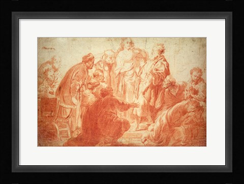 Framed Doubting Thomas Print