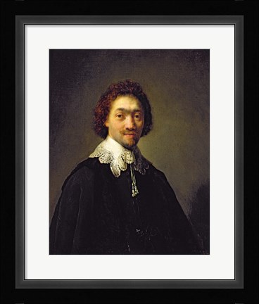 Framed Portrait of Maurits Huygens, 1632 Print