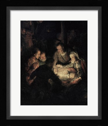 Framed Adoration of the Shepherds Print