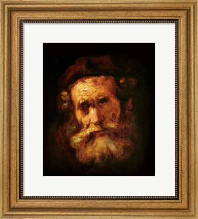 Framed Rabbi Print