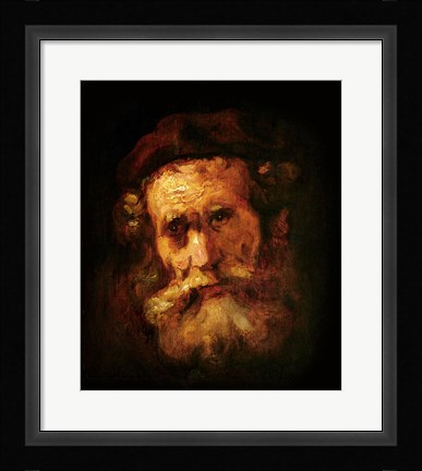 Framed Rabbi Print