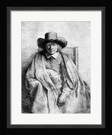Framed Clement de Jonghe, 1651 Print