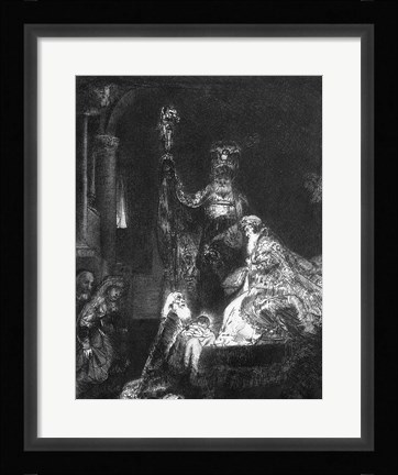 Framed Presentation in the Temple, 1654 Print