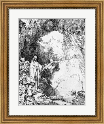 Framed Great Raising of Lazarus Print