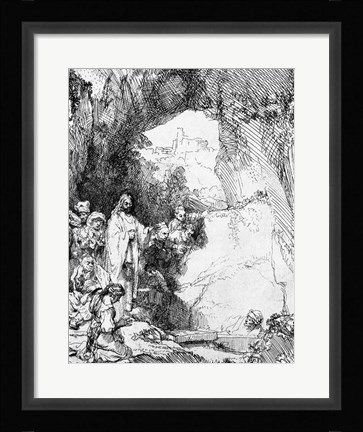 Framed Great Raising of Lazarus Print