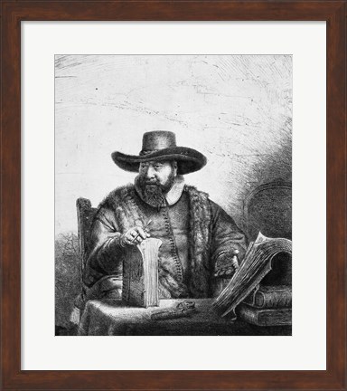 Framed Cornelius Claesz Anslo Print