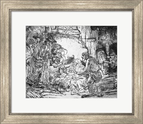 Framed Nativity, 1654 Print