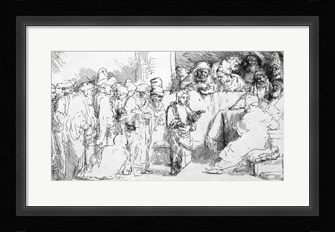 Framed Jesus Christ among the Doctors Print