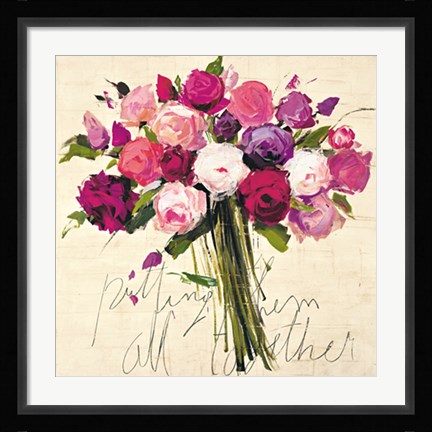 Framed Putting Them All Together Print