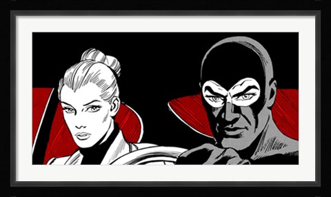 Framed In fuga (Diabolik &amp; Eva) Print