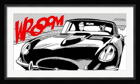 Framed Sfrecciando insieme Print