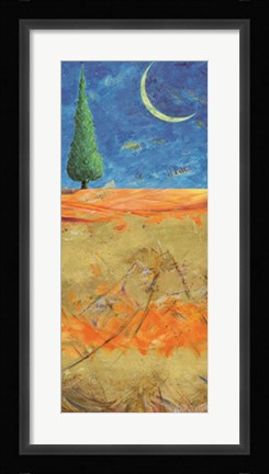 Framed Dialogo con la luna Print