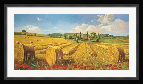 Framed Campagna toscana Print