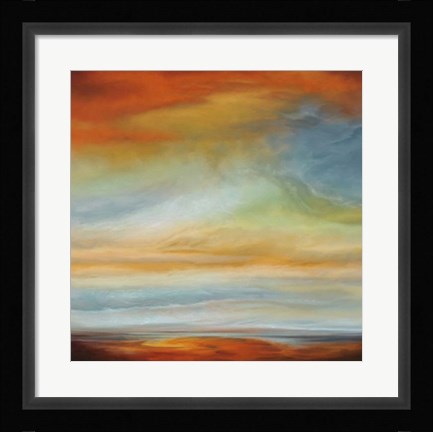 Framed Earth and Sky II Print