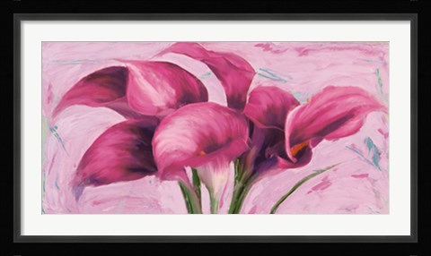 Framed Purple Callas Print