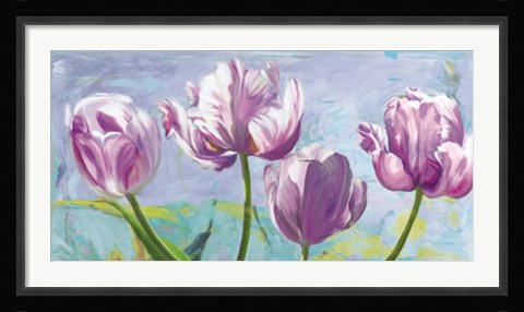 Framed Lilac Tulips Print