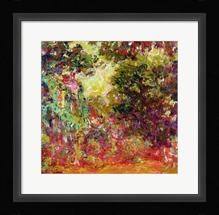 Framed Artist's House from the Rose Garden, 1922-24 Print