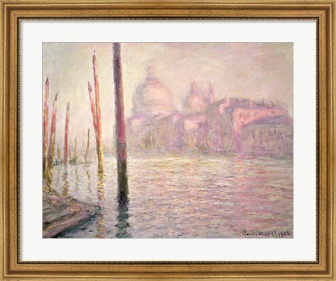 Framed View of Venice, 1908 Print