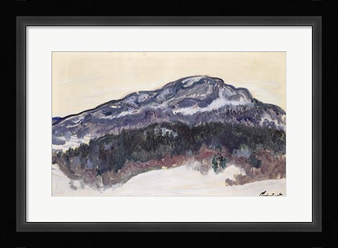 Framed Mount Kolsaas, Norway, 1895 Print