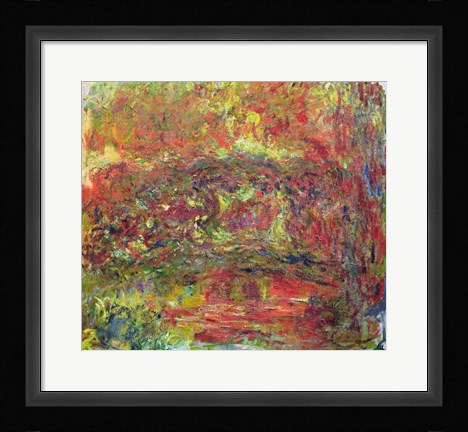 Framed Japanese Bridge Print