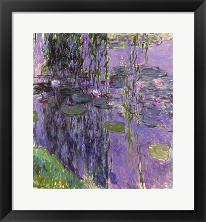 Framed Nympheas - Detail Print