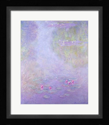 Framed Waterlilies, 1908 blue Print