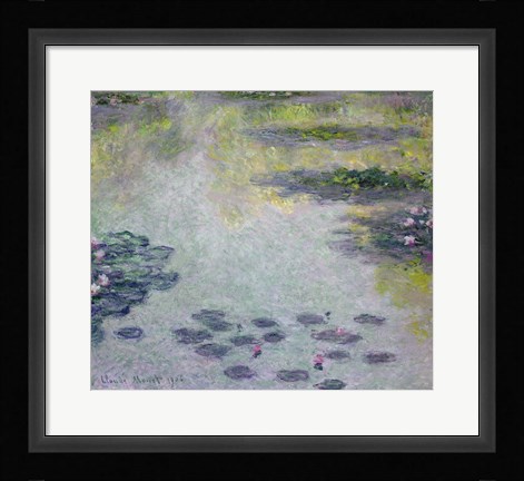 Framed Waterlilies, 1906 detail Print