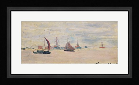 Framed View of the Voorzaan, 1871 Print