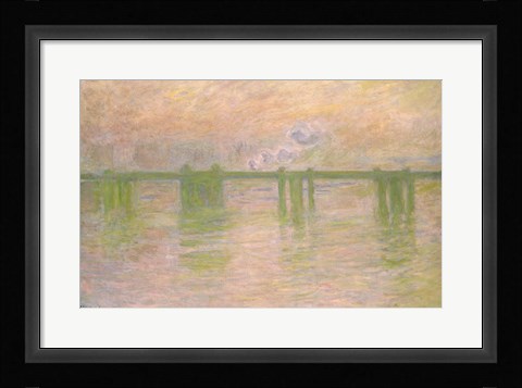 Framed Charing Cross Bridge Print