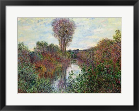 Framed Small Branch of the Seine, 1878 Print