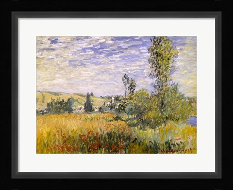 Framed Vetheuil (field) Print