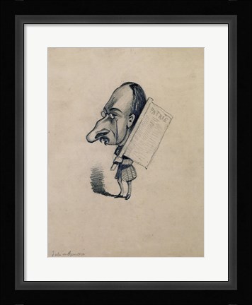 Framed Jules de Premaray Print