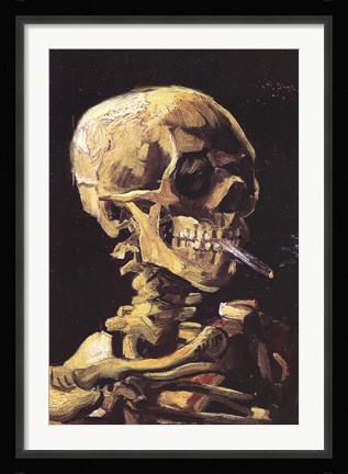 Framed Skull Print