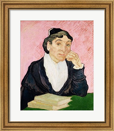 Framed woman from Arles Print