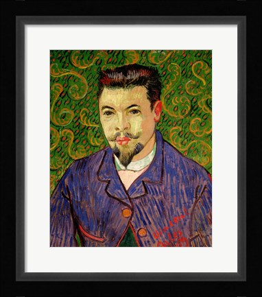 Framed Portrait of Dr. Felix Rey, 1889 Print