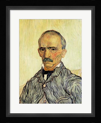 Framed Portrait of Superintendant Trabuc in St. Paul's Hospital Print