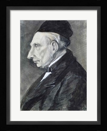 Framed Portrait of the Artist's Grandfather, 1881 Print
