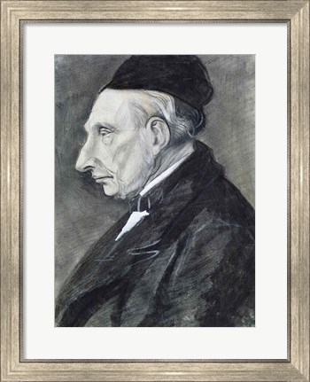Framed Portrait of the Artist&#39;s Grandfather, 1881 Print
