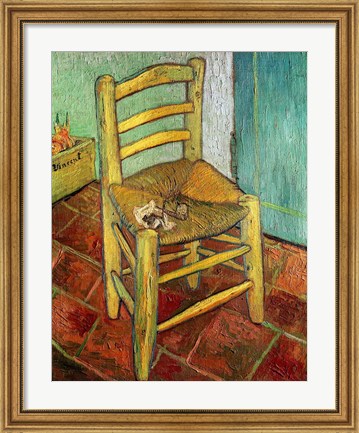 Framed Vincent&#39;s Chair, 1888 Print