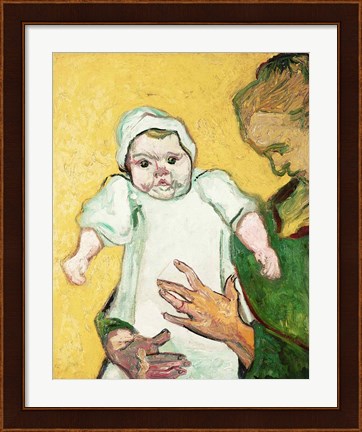 Framed Madame Roulin and her baby, November 1888 Print