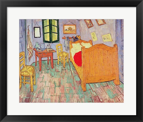 Framed Van Gogh's Bedroom at Arles, 1889 Print