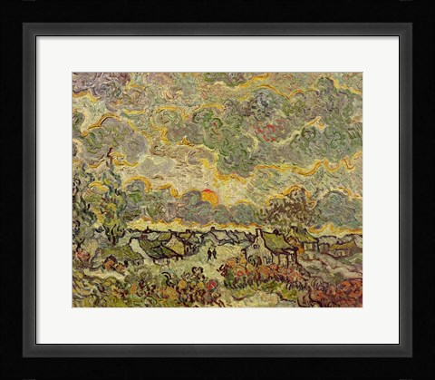 Framed Autumn landscape, 1890 Print