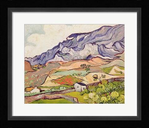 Framed Alpilles, 1890 Print